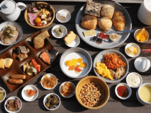 朝食ビュッフェ