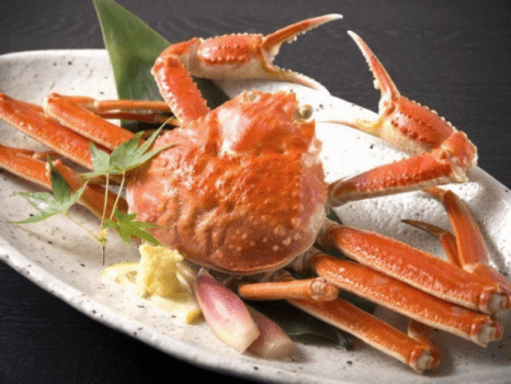 ズワイガニ姿盛り