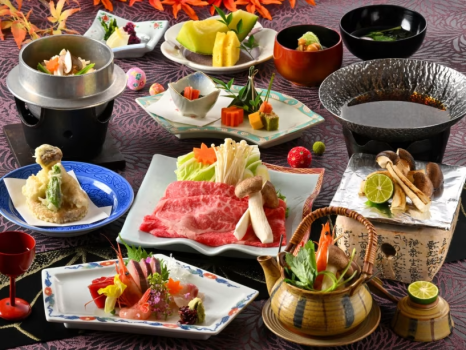 薫り高い松茸を様々な調理法で！