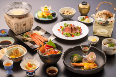 【秋の味覚膳～雅～】ずわい蟹のしゃぶしゃぶ＆信州プレミアム牛ローストビーフ更に松茸土瓶蒸し