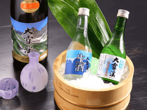 地元池田町の「山の酒大雪渓」各種ご用意ございます