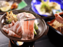 料理一例【信州はくばSPF豚】