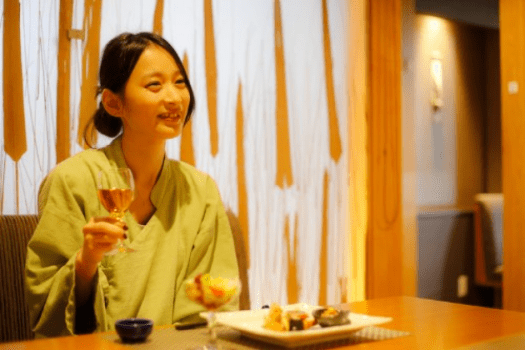 【ダイニング海女の栞】半個室空間のプライベート空間でゆっくり召し上がって頂けます※食事場所指定不可