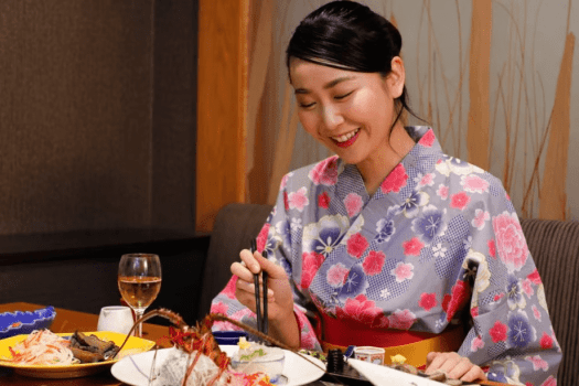 半個室でゆったり周りを気にせずお食事。