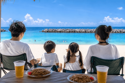 夏休み『千鳥ケ浜海水浴場』海の家での休日♪