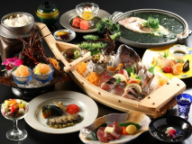 【特選会席13品】伊勢海老も鮑も楽しむならこちら!人気の鮑肝ソース焼き、和牛も付いてちょっぴり贅沢! 【特選会席13品】伊勢海老も鮑も楽しむならこちら!人気の鮑肝ソース焼き、和牛も付いてちょっぴり贅沢!