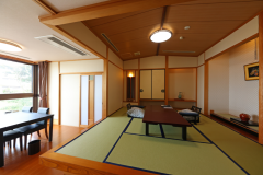 【温泉】露天風呂付バリアフリー和洋室（海に１番近い／和室＋洋間／角部屋／EV近く／３F）