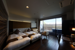 【新設】露天付スーペリアツイン（３０㎡／ユニバーサル仕様／大浴場近い／２F）