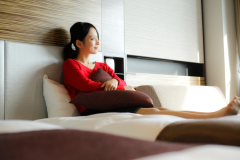 【バルコニー付き】スーペリアツイン（３０㎡／ユニバーサル仕様／大浴場近い／２F）