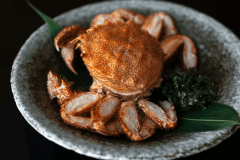 夕食一例【毛蟹】