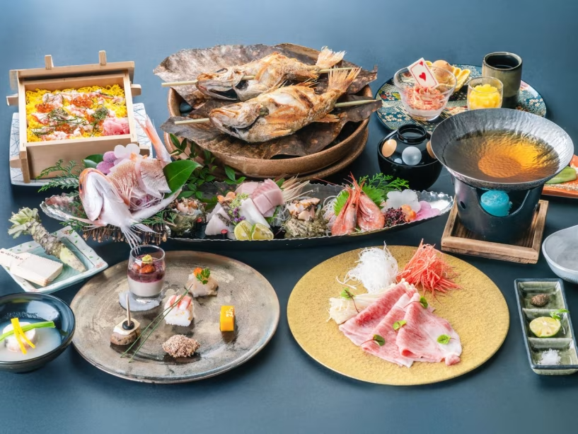 【冬】プレミアムプラン～「のどぐろ」付き贅沢会席で至福のひととき（※画像はイメージです。造り・のどぐろは二名盛り）
