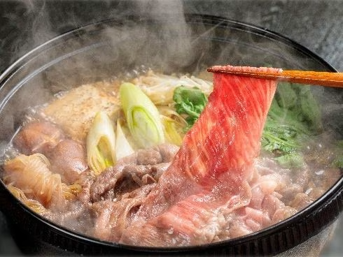 国産牛すき焼き会席☆人数が増えればさらにお得！