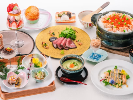 【春】美肌の湯×女子旅でリトリート★夕食は特製スイーツ等女性向けメニュー♪人気アメニティ付き
（※画像はイメージです）