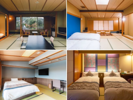 おまかせ客室一例　※和室タイプ、洋室タイプなど、様々なタイプの中からご用意致します