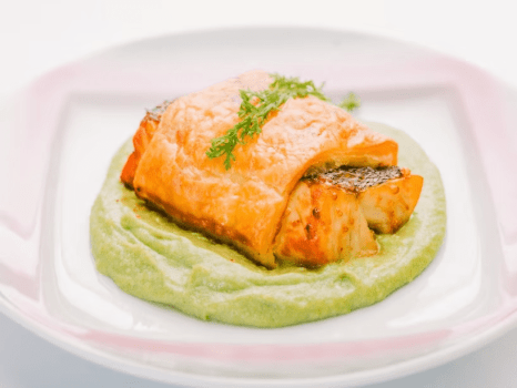 スズキのパイシート包み焼き