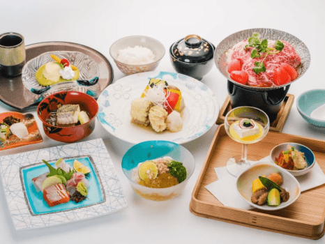 【夏】島根和牛と山陰の海の幸を堪能☆夏の創作会席プラン