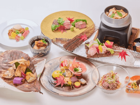 【秋】プレミアムプラン～「のどぐろ塩焼き」「島根和牛ステーキ」「松茸御飯」を堪能☆長生閣の贅沢会席～