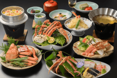 *【タグ付き活松葉蟹会席】タグ付き松葉蟹を贅沢に。茹で・焼き・蟹しゃぶなど蟹尽くし *【タグ付き活松葉蟹会席】タグ付き松葉蟹を贅沢に。茹で・焼き・蟹しゃぶなど蟹尽くし
