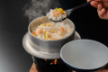 *【特選蟹会席】蟹の旨みが染み込んだ炊きたて釜飯 *【特選蟹会席】蟹の旨みが染み込んだ炊きたて釜飯