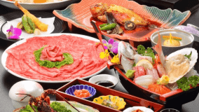 【牛しゃぶ・カニ・海鮮】人気の七星コース！温泉とサウナで至福のひととき＜1泊2食付＞