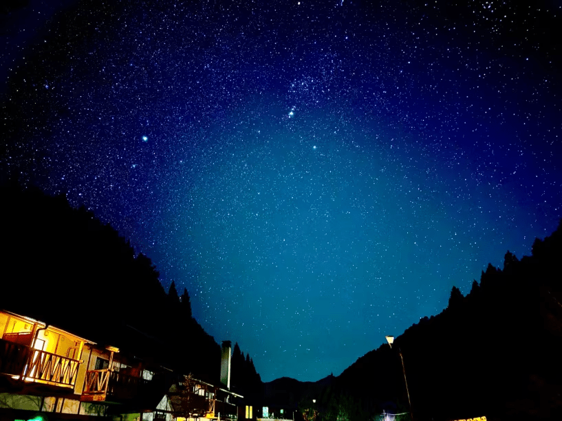 星空一例（天候によってご覧いただけない場合がございます。）