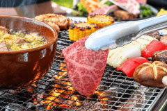 【リゾートBBQ　1泊2食】沖縄ブランド肉充実！星降るテラスの贅沢ナイトBBQ