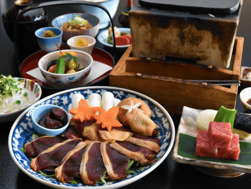 鵜匠の家 すぎ山 プランの詳細 冬の味覚 絶品野鴨と飛騨牛の鉄板焼プラン ジビエ