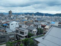 街側部屋からの眺望です