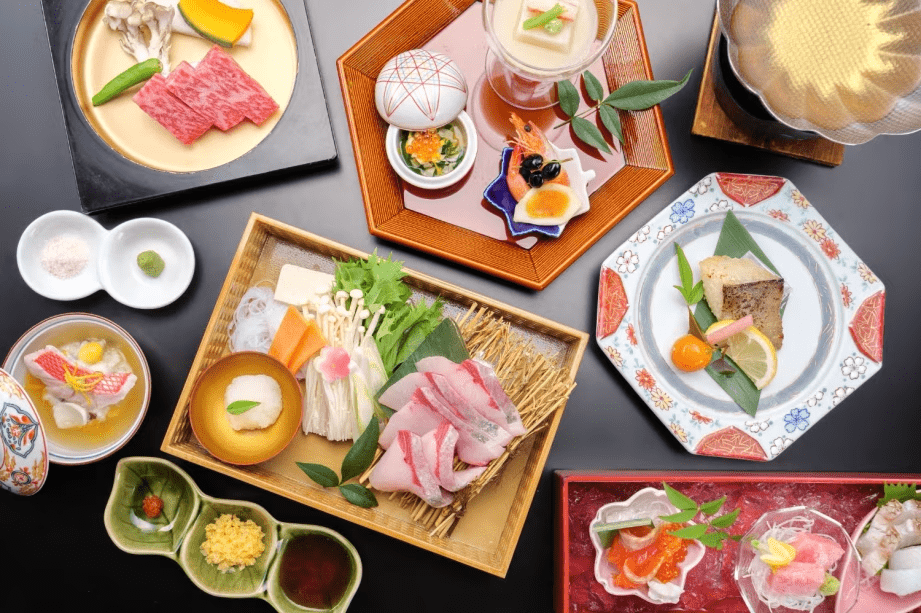 近江牛ステーキ、すだち鰤のしゃぶしゃぶみぞれ鍋を楽しむ冬のグルメ会席(イメージ) 近江牛ステーキ、すだち鰤のしゃぶしゃぶみぞれ鍋を楽しむ冬のグルメ会席(イメージ)