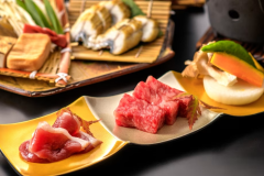 鰻のじゅんじゅん鍋＆近江牛陶板焼きがメインの秋会席（イメージ）