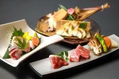 鰻のじゅんじゅん鍋＆近江牛陶板焼きがメインの冬会席（イメージ）