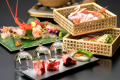 Ａ５認証近江牛など選りすぐり食材を愉しむ　季節会席～叡智～（秋のイメージ）※造りと鍋身は２人前です