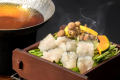 名残り鱧と秋野菜のセイロ蒸し　秋会席～美麗～（イメージ）