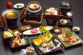 Ａ５認証近江牛ステーキ、ズワイガニと天草ふぐの福鍋、鱈と生姜の釜飯　冬会席～美麗～（イメージ）