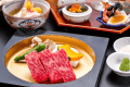 近江牛ステーキ、すだち鰤のしゃぶしゃぶみぞれ鍋を楽しむ冬のグルメ会席(イメージ) 近江牛ステーキ、すだち鰤のしゃぶしゃぶみぞれ鍋を楽しむ冬のグルメ会席(イメージ)