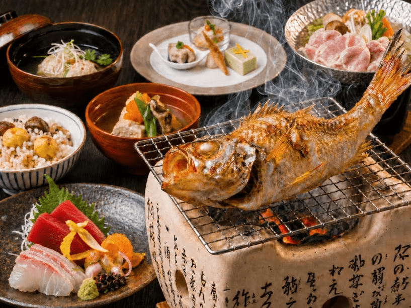 【期間限定　ノドグロ炭火塩焼き】パリっとした皮目とふんわりとした身のコントラスト！数量限定特別膳