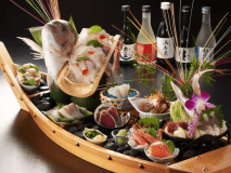 【ドーンと舟盛！】「万葉の膳」をグレードアップ！富山に来たら思う存分お刺身を食べたい！数量限定特別膳