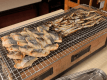 【朝食バイキング　七輪焼き】和朝食に欠かせない焼き魚はその場で炙って暖かいうちにご提供します