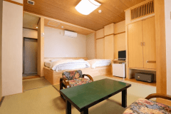 和洋室8畳｜絶景オーシャンビュー｜海の見えるお風呂付
