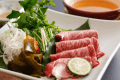但馬牛とクレソンの柚子なべ
