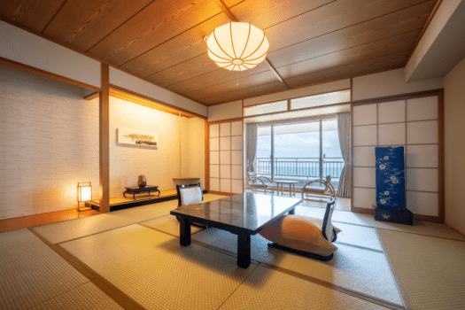 [Non-Smoking] Oceanfront Japanese-Style Room with Sea of Japan View [Premium Connecting Room]