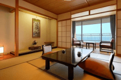 海が眺望できる和室一例
