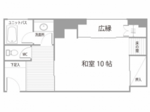 岩木山が一望できる「山側和室」　部屋間取図の一例