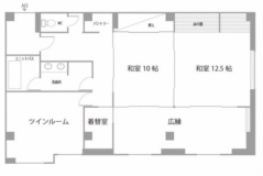 特別和洋室　部屋間取図