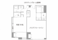 和室とバリアフリーツインのコネクティングルーム　部屋間取図
