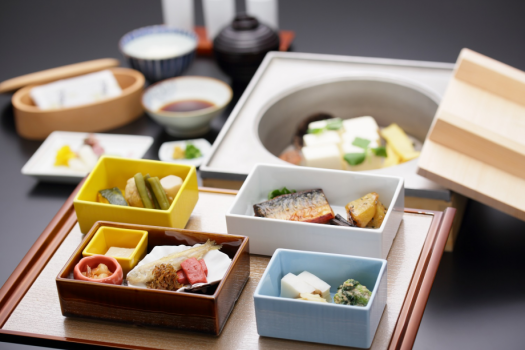 朝食は和定食にてご用意♪　※イメージ