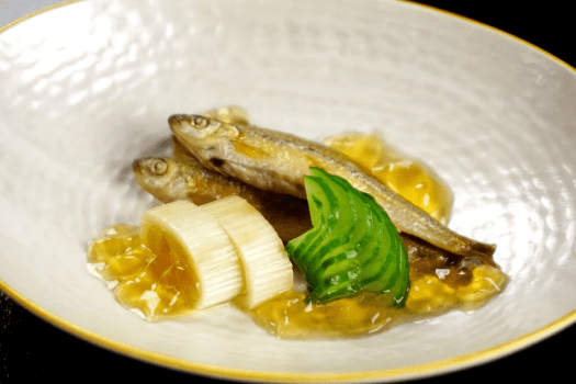 （料理例）諸子南蛮漬け　※時期によって提供のない場合あり