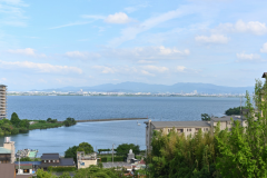 雄琴港の眺め 雄琴港の眺め