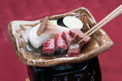 近江牛の陶板焼きイメージ