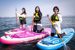 【オーパル&times;びわ湖花街道】びわ湖の水上を漕ぎ進む！サップ体験パスプラン